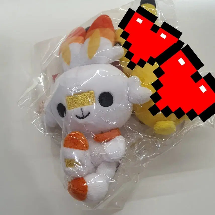 [BUNJANG] Pokemon Dolls Scorbunny Mascot / 포켓몬 돌즈 염버니 마스코트