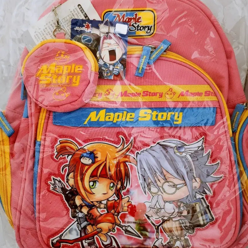 [BUNJANG] MapleStory Authentic Coin Purse Backpack / [고전완구] 정품 메이플스토리 동전 지갑 책가방