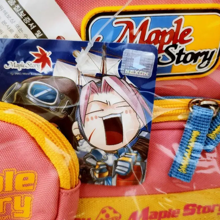 [BUNJANG] MapleStory Authentic Coin Purse Backpack / [고전완구] 정품 메이플스토리 동전 지갑 책가방