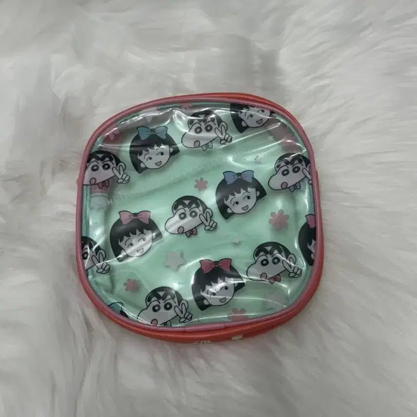 [BUNJANG] Chibi Maruko-chan X Crayon Shin-chan Collaboration Pouch / 마루코는 아홉살 X 짱구는 못말려 콜라보 파우치 새상품