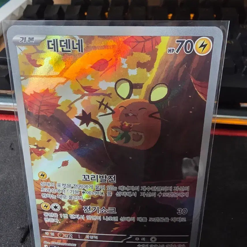 [BUNJANG] Pokemon Card Dedenne AR 085/080 / 포켓몬 카드 데덴네 AR 085/080