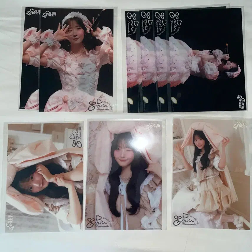 [BUNJANG] Cute Street Kawamoto Emiru Clear Poster / 큐트스티리트 카와모토 에미루 클리어 포스터