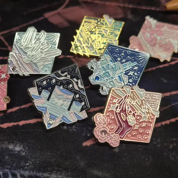 [BUNJANG] Steven Universe Metal Badge Set / 스티븐유니버스 스유 굿즈 금속뱃지 금속배지
