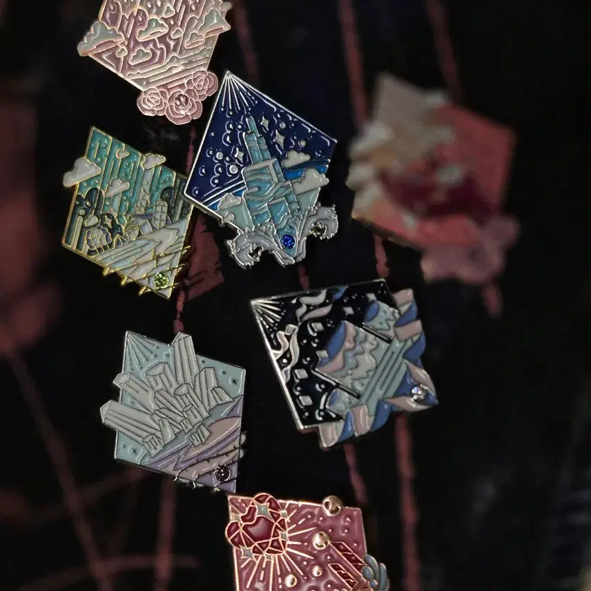 [BUNJANG] Steven Universe Metal Badge Set / 스티븐유니버스 스유 굿즈 금속뱃지 금속배지