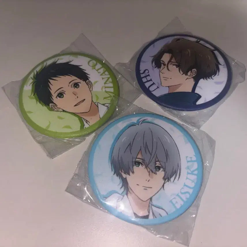 [BUNJANG] Tsurune Minato, Shuu, Nikaido Badge Bundle Set / 츠루네 미나토, 슈, 니카이도 뱃지 일괄 판매합니다.