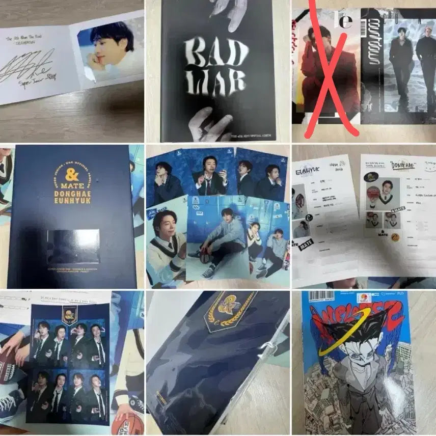 [BUNJANG] Super Junior D&amp;E Album Merchandise Bundle Set / 슈퍼주니어 D&amp;E 앨범 굿즈 일괄