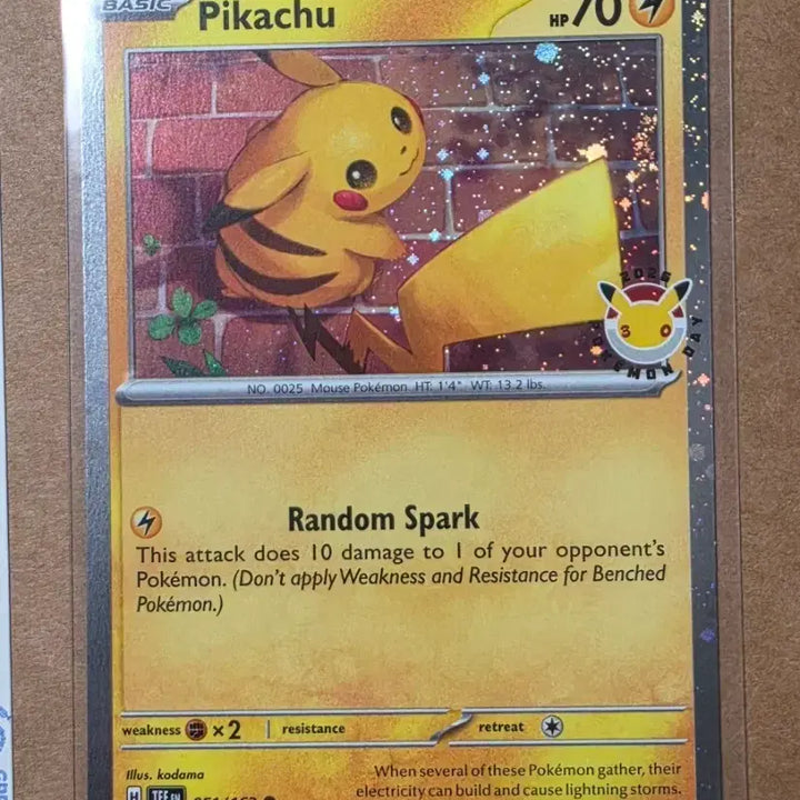 [BUNJANG] Pokemon North American 30th Anniversary Pikachu Promo Card / 포켓몬스터 북미 30주년 피카츄 프로모 카드