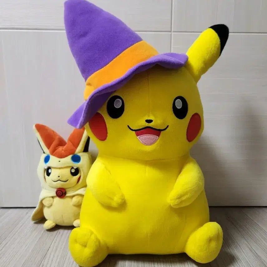[BUNJANG] Banpresto Large Halloween Pikachu Witch Hat Plush / 대형 봉제인형 포켓몬스터 반프레스토 엄청 큰 할로윈 피카츄 마녀모자