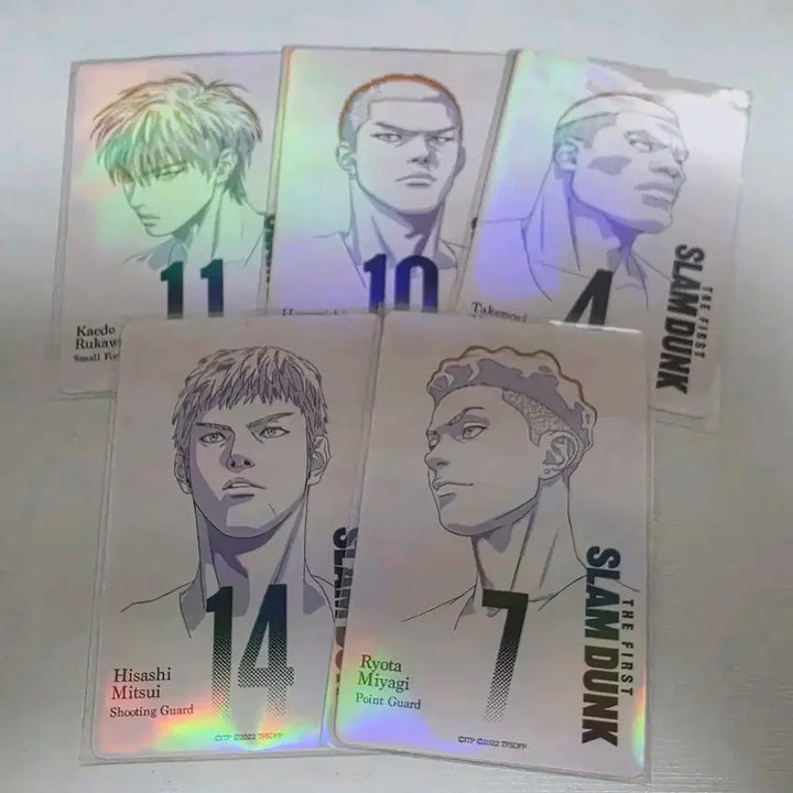 [BUNJANG] The First Slam Dunk Korean Limited Hologram Card Set (5 Types) / 한국한정 더 퍼스트 슬램덩크 홀로그램 카드 5종