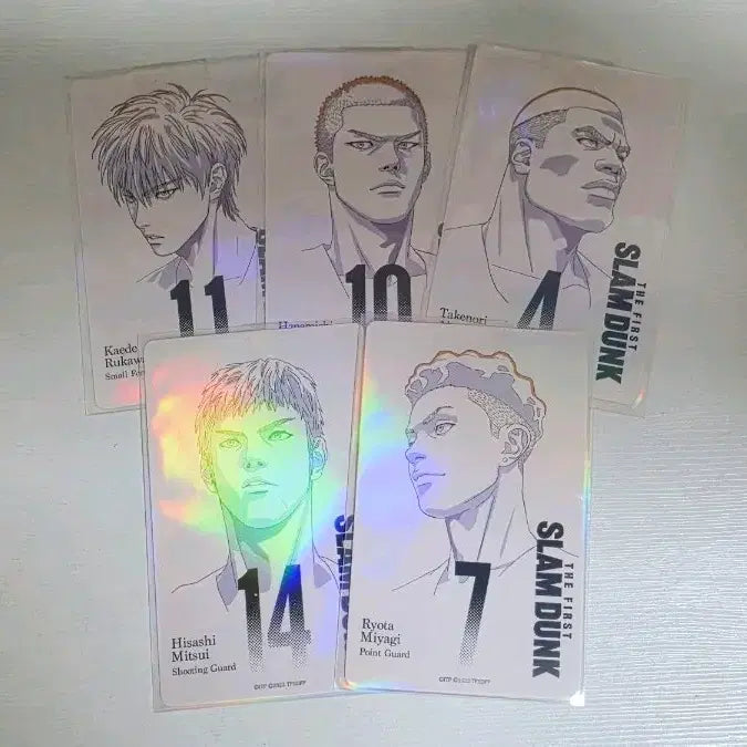 [BUNJANG] The First Slam Dunk Korean Limited Hologram Card Set (5 Types) / 한국한정 더 퍼스트 슬램덩크 홀로그램 카드 5종