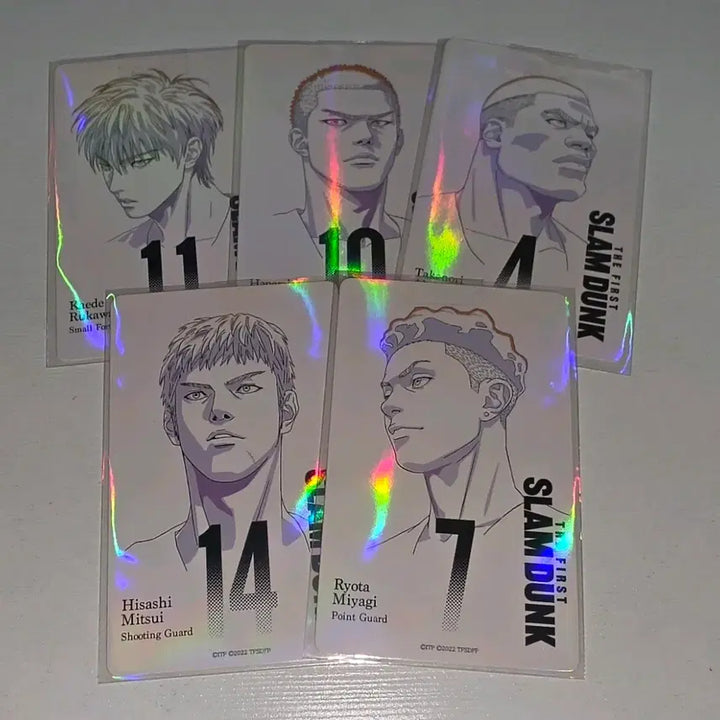 [BUNJANG] The First Slam Dunk Korean Limited Hologram Card Set (5 Types) / 한국한정 더 퍼스트 슬램덩크 홀로그램 카드 5종