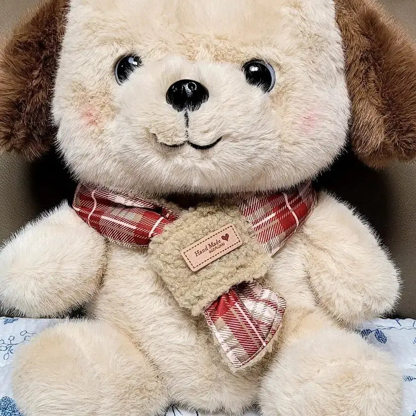 [BUNJANG] Todo Toys Checkered Scarf Plush Doll 30cm / Todo Toys 체크 머플러30cm인형(새상품)