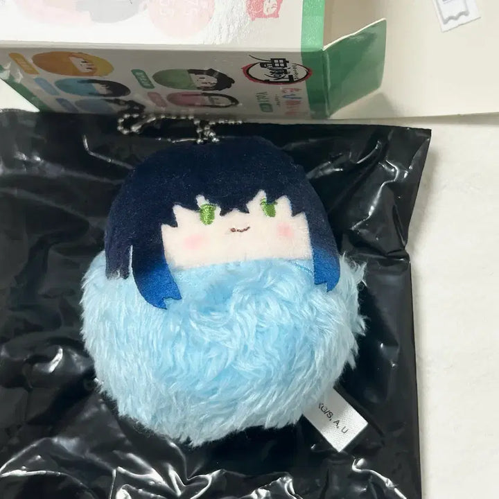 [BUNJANG] Demon Slayer Inosuke Tapestry Plush Keyring / 귀멸의 칼날 타피누이 인형 키링 이노스케