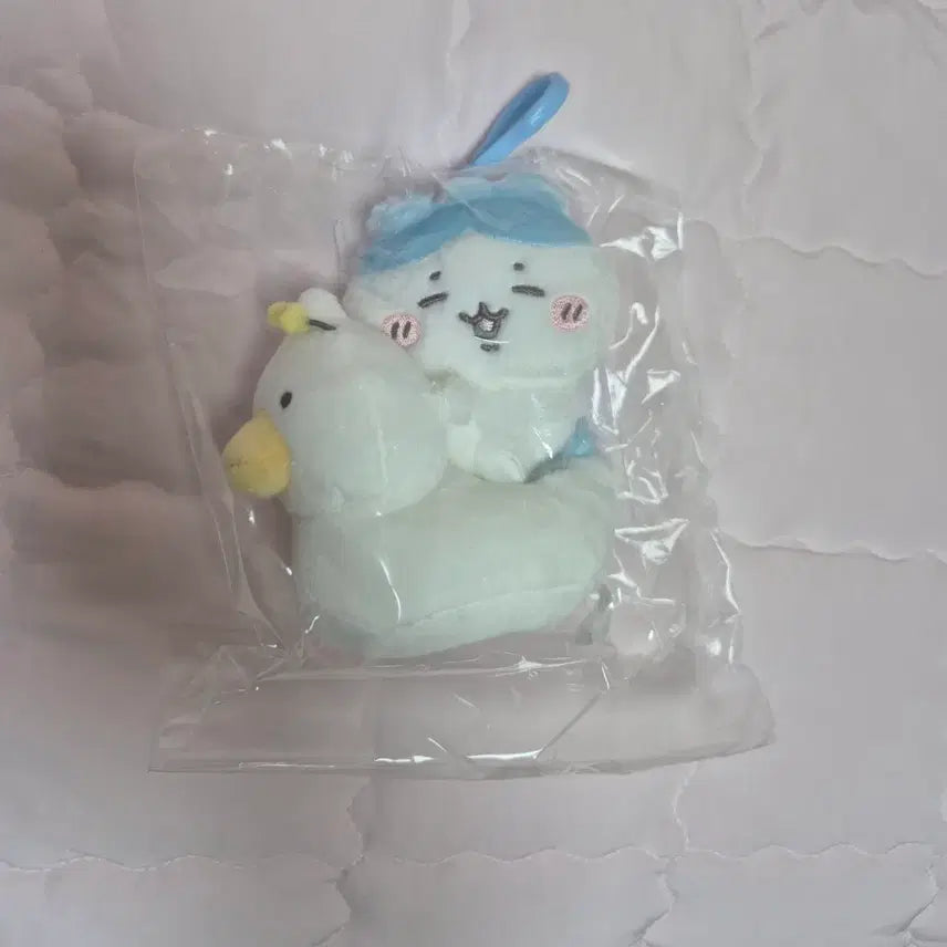 [BUNJANG] Chiikawa Hachware Baby Duck Mascot Plush / 치이카와 하치와레 베이비 오리 변기 마스코트 인형