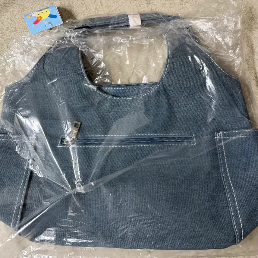 [BUNJANG] Sanrio Usahana Denim Tote Bag / 산리오 우사하나 데님 토트백