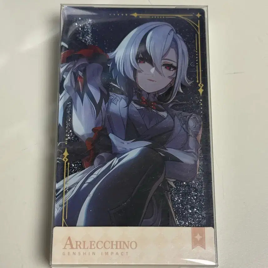 [BUNJANG] Genshin Impact Arlecchino Acrylic Block Stand / 원신 아를레키노 유사 코롯타 코롯토 아크릴 블럭