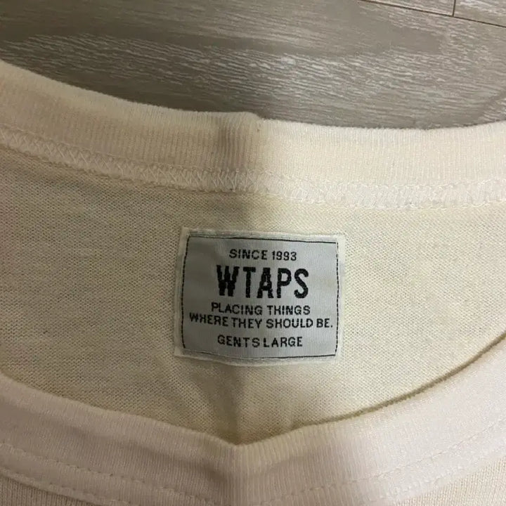 [BUNJANG] WTAPS 3/4 Sleeve T-Shirt / [L] WTAPS 3/4 슬리브 T