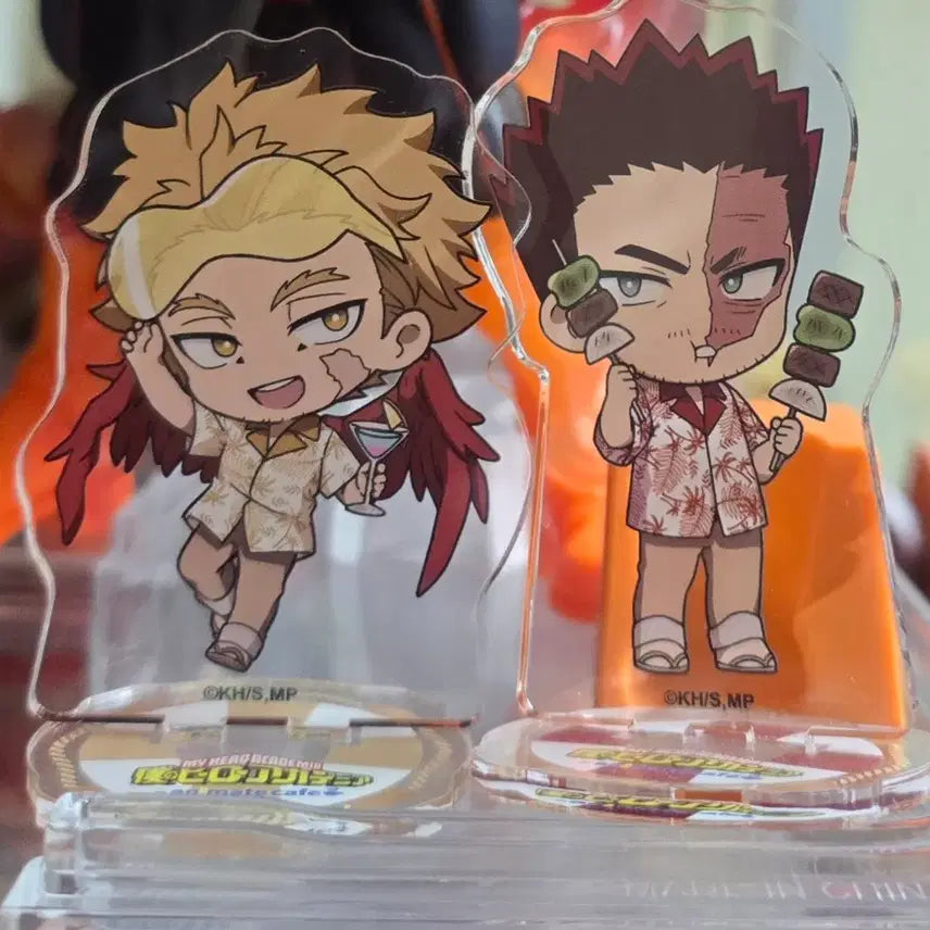 [BUNJANG] Animate Cafe Summer Vacation Acrylic Stand Hawks &amp; Endeavor Bundle Set / 급처) 애니메이트 카페 썸머 베케이션 아크릴 스탠드 호크스 엔데버 일괄