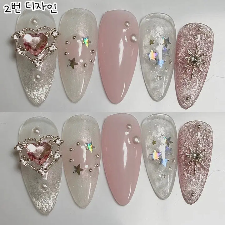 [BUNJANG] Magnetic Gel Handmade Nail Tips / 자석젤 수제네일팁