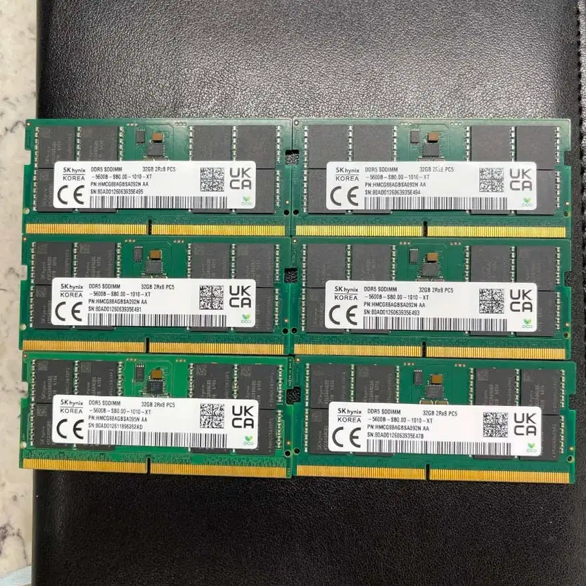 [BUNJANG] Samsung SK Hynix DDR5 32GB RAM (5600MHz &amp; 4800MHz) / 노트북용 삼성 SK하이닉스 DDR5 32GB 5600&amp;4800램