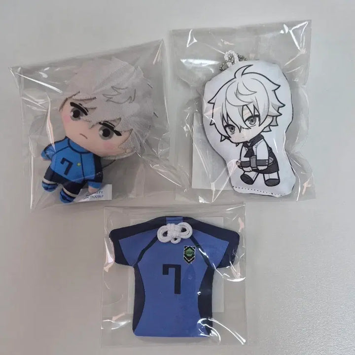 [BUNJANG] Blue Lock Nagi Uniform Omamori Charm Cushion, Keyring, Plush Doll / 블루록 나기 블루록전 전시회 유니폼 오마모리 부적 쿠션 키링 인형 누이