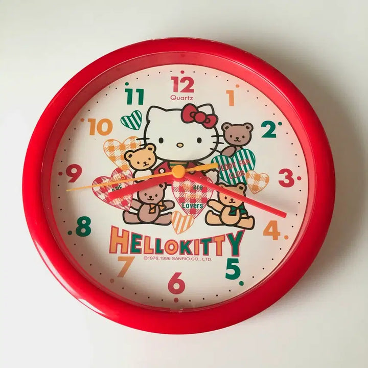 [BUNJANG] Classic 1996 Hello Kitty Wall Clock / 고전 헬로키티 벽시계 [초희귀]