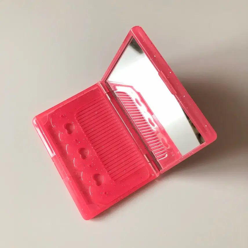 [BUNJANG] Vintage Beauty Comb and Mirror Set / 고전 미소녀 빗거울 세트