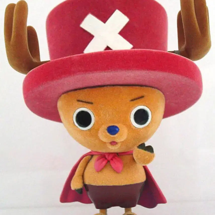 [BUNJANG] One Piece Chopperman Flockies Large Sofubi Figure (Sealed) / 미개봉 원피스 쵸파맨 플로키즈 쵸파 정품 소프비 피규어
