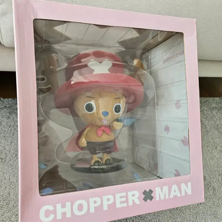 [BUNJANG] One Piece Chopperman Flockies Large Sofubi Figure (Sealed) / 미개봉 원피스 쵸파맨 플로키즈 쵸파 정품 소프비 피규어