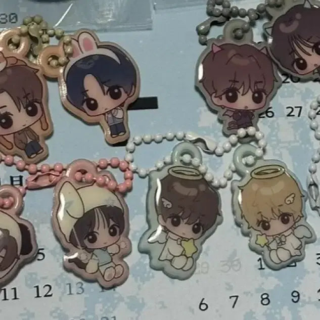 [BUNJANG] RIIZE Soonjeongz Cafe Malrang Keychain Set / 라이즈 순정즈 카페 말랑키링 세트 양도 숑넨