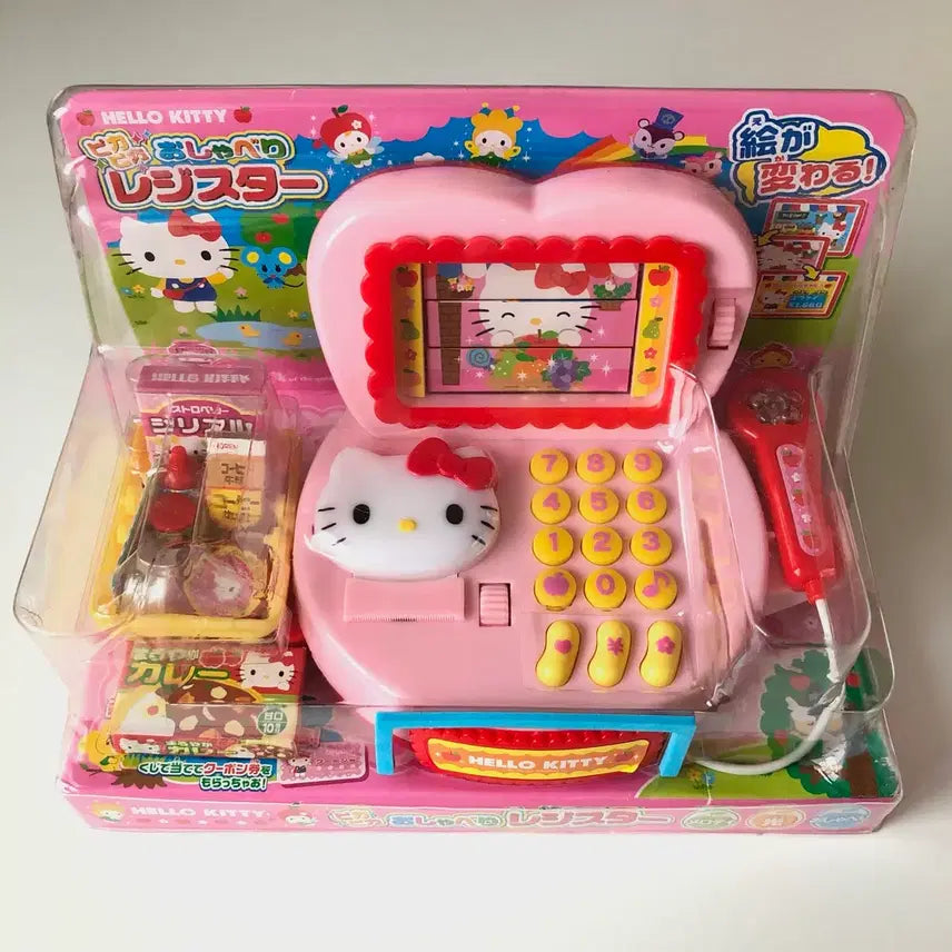 [BUNJANG] Sanrio Hello Kitty Talking Cash Register (2007) - Full Box, Extremely Rare / 고전 헬로키티 말하는 계산대 풀박스 [초희귀]