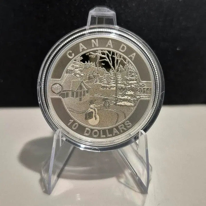 [BUNJANG] Royal Canadian Mint Limited Edition Holiday Landscape Silver Coin Set - 1 oz Total / 캐나다 조폐국 한정판 홀리데이 풍경은화 세트 총 1온스