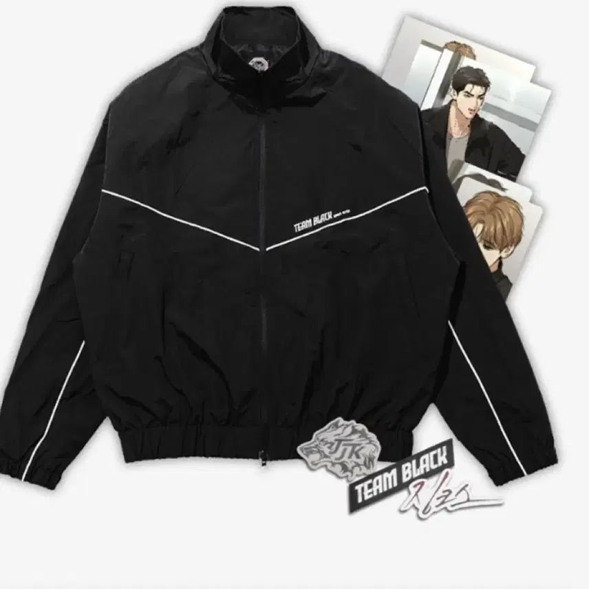 [BUNJANG] JINX TeamBlack Windbreaker / 미개봉) 징크스 팀블랙 윈드브레이커 레봄