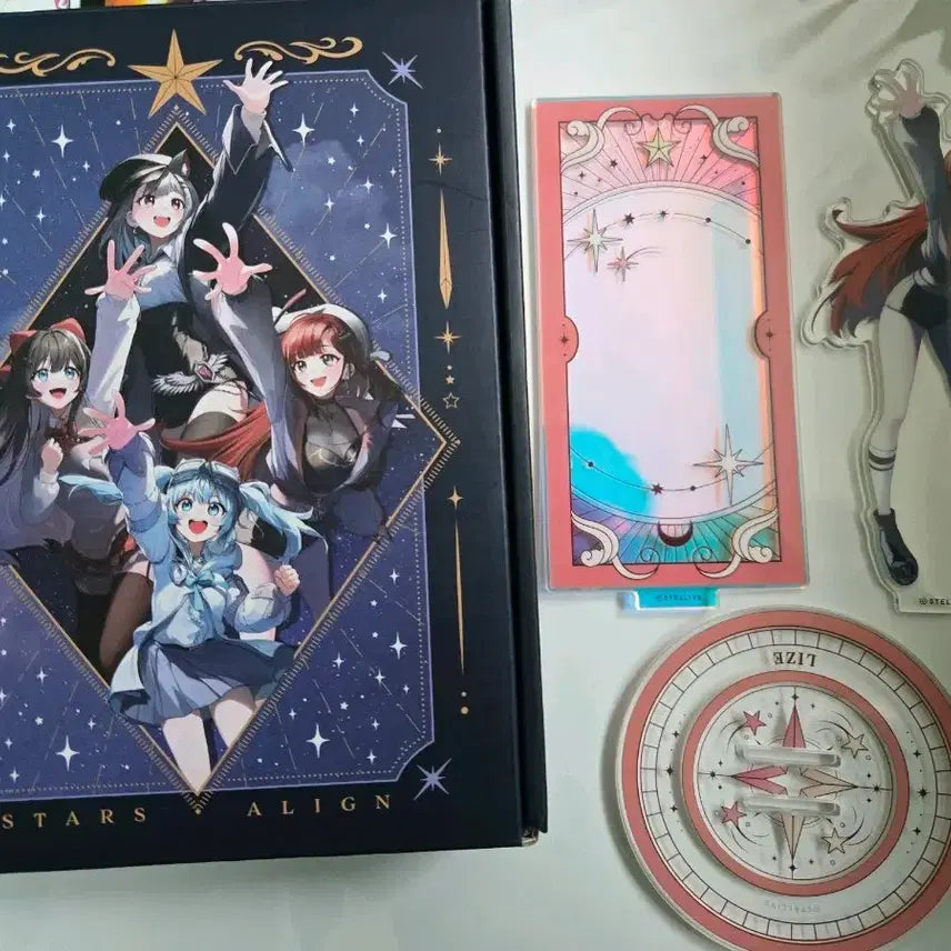 [BUNJANG] Stellive Akane &amp; Lize STARS ALIGN Merchandise Set (Unsealed) / 개봉품) 스텔라이브 아카네 리제 STARS ALIGN 굿즈 세트