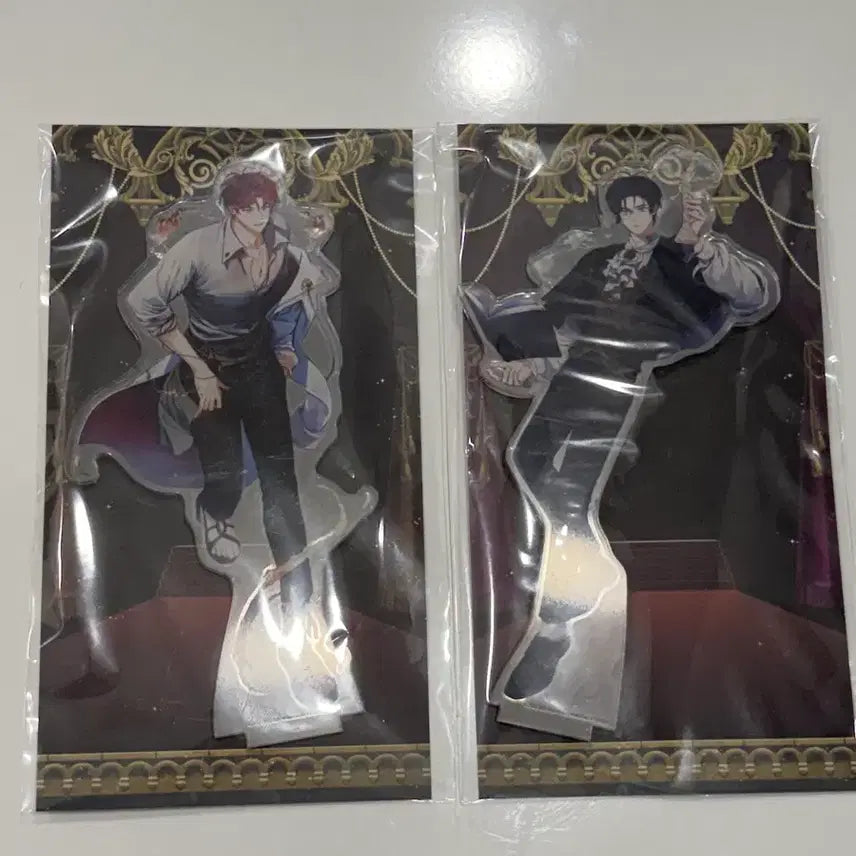 [BUNJANG] Demutjup Pop-up Web Novel Acrylic Standee Set (Cha Yujin, Kim Rae-bin) / 데못죽 팝업 로판 아크릴 스탠드 차유진 김래빈 복어님 포카