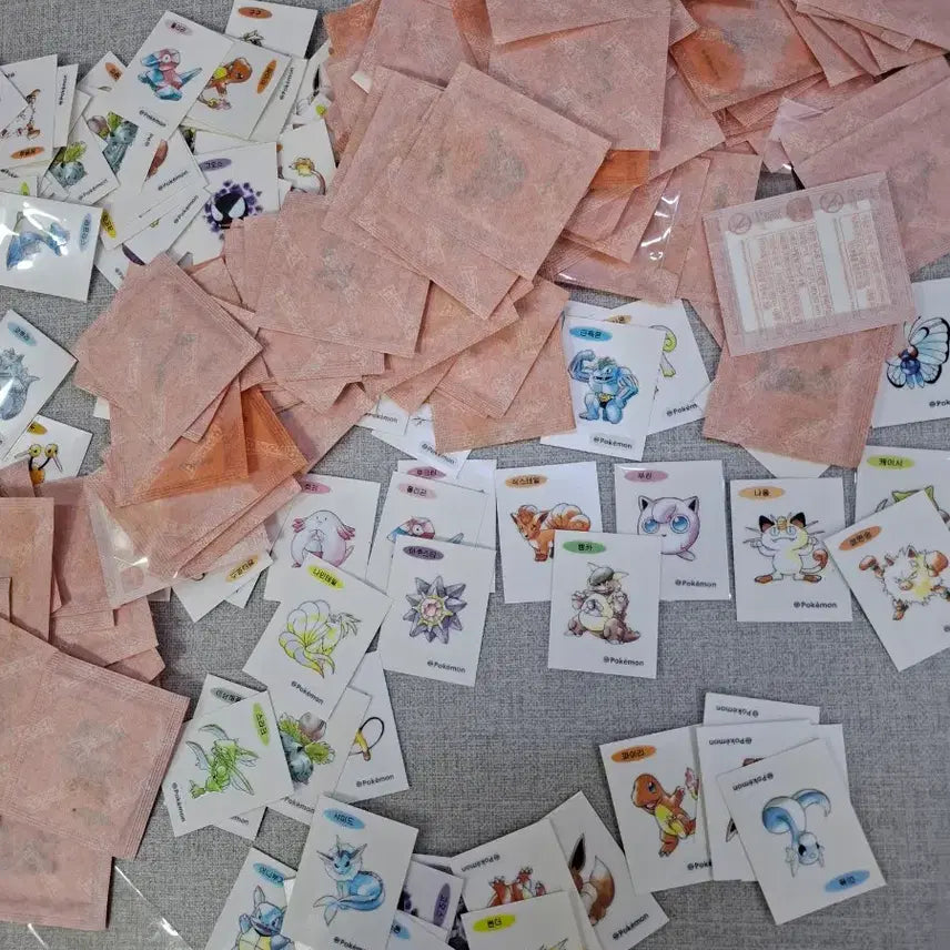 [BUNJANG] Pokemon 30th Anniversary Classic Artwork "Ttibuseal" Stickers / 포켓몬 30주년 클래식 아트워크 띠부씰 판매합니다.