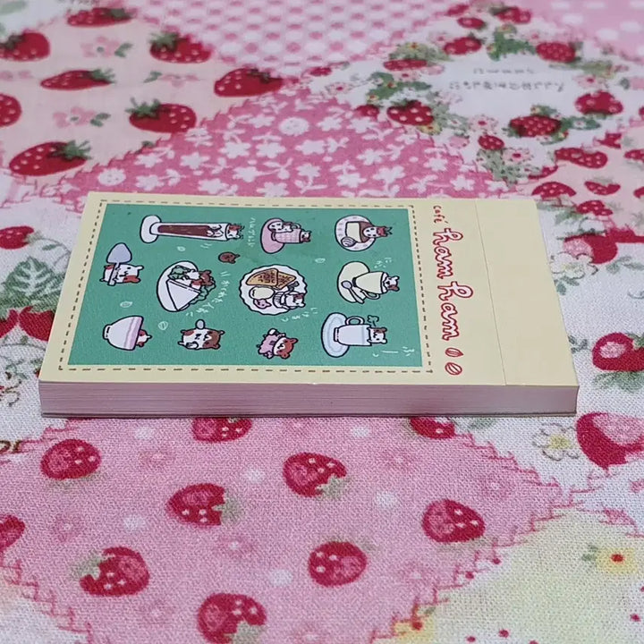 [BUNJANG] Heisei Era Hamster Mini Memo Pad / 고전 헤이세이 카페 햄스터 미니 메모지