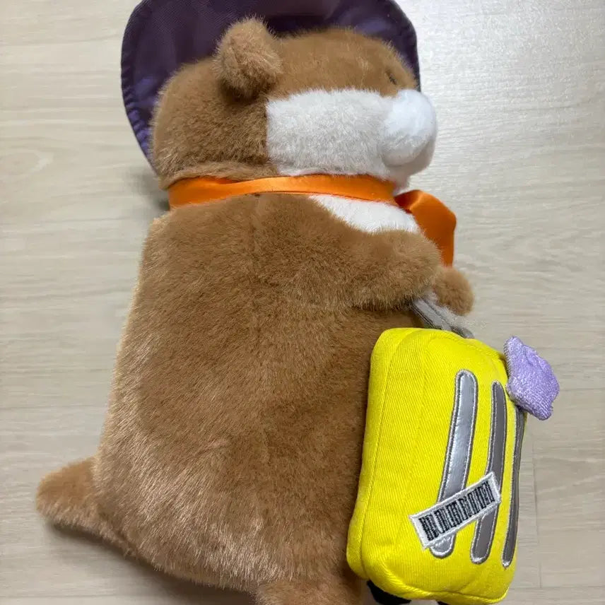 [BUNJANG] Woosoo Woosoo Jang Family Trip Brown Medium Plush Doll / 우소우소짱 가족여행 브라운 중형인형 새상품