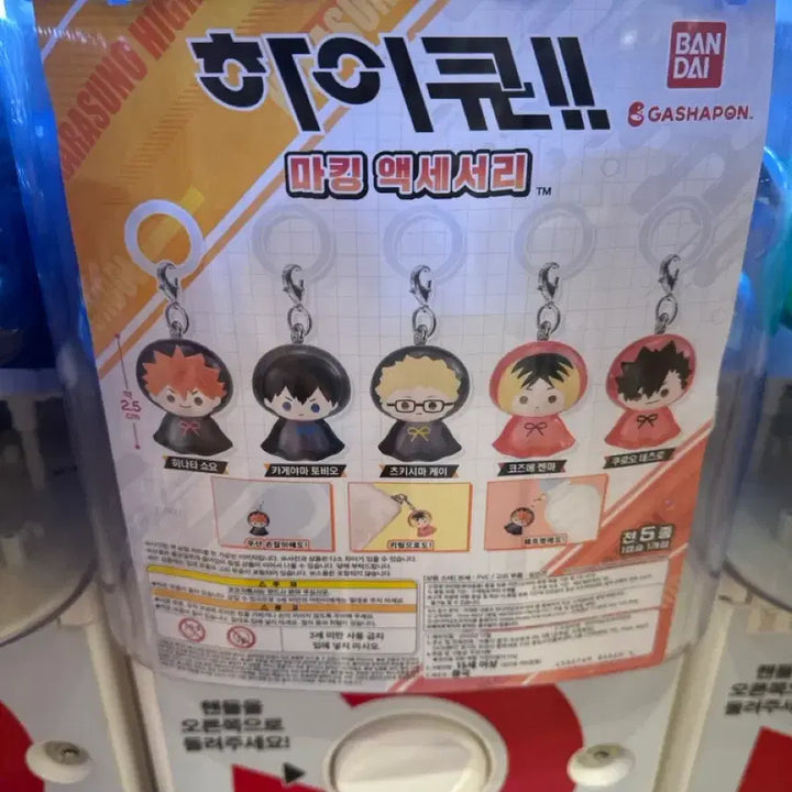 [BUNJANG] Haikyuu!! Shoyo Hinata Marking Accessories Set / 하이큐 가챠 히나타 2세트 팝니다!