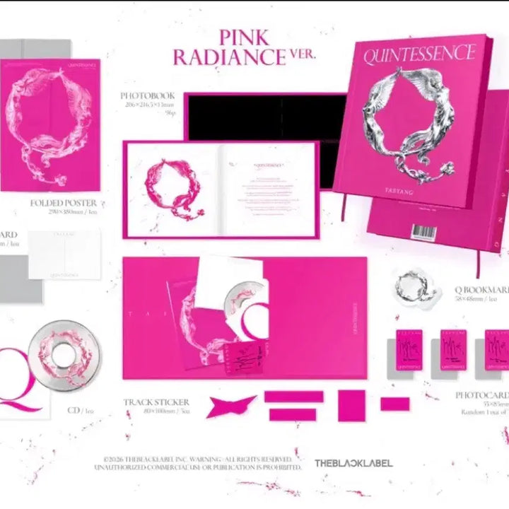 [BUNJANG] TAEYANG Quintessence Album (Blue/Pink) / 새상품) 태양 Quintessence 퀸터센스 앨범 (블루/핑크)