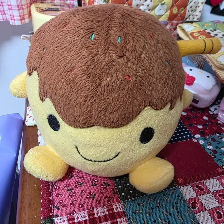 [BUNJANG] Vintage Talking Takoyaki Plush Toy / 마지막할인)고전  말하는 타코야키 인형 빈티지 코리락쿠마 문어빵