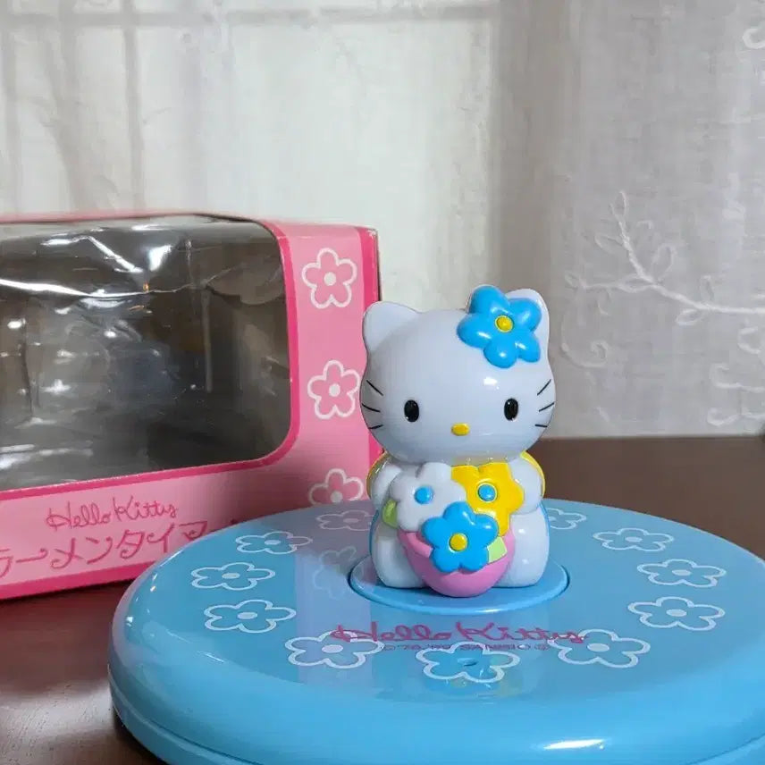 [BUNJANG] 1999 Hello Kitty Cup Noodle Timer - Blue / 99년 고전키티 컵라면 타이머