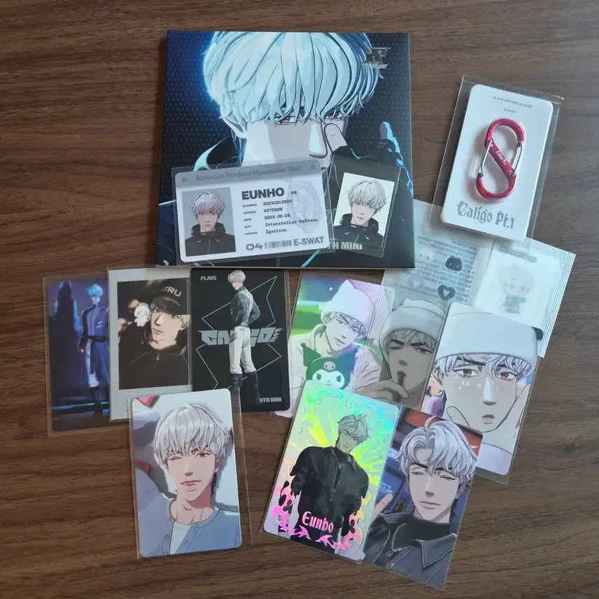 [BUNJANG] PLAVE Caligo Part 2 ID Pass &amp; Photocard Set - Eunho / 플레이브 칼리고파트2 개봉 ID패스 및 포카 세트 - 은호