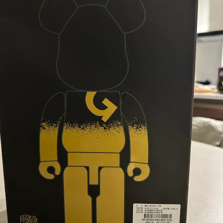 [BUNJANG] G/FORE x BE@RBRICK Black Gold 100% &amp; 400% Set / 지포어 베어브릭 블랙골드 100% 400% 정품 새상품
