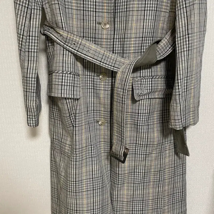 [SOLD OUT] FRONTRROW X RECTO 체크 트렌치코트
