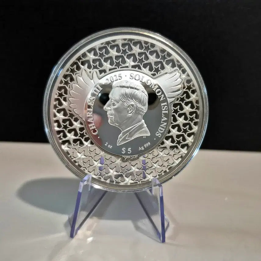 [BUNJANG] American Eagle 2oz Silver Coin (Limited Edition, Filigree &amp; Hologram) / 한정판) 아메리칸이글 필리그리 홀로그램 2온스 은화