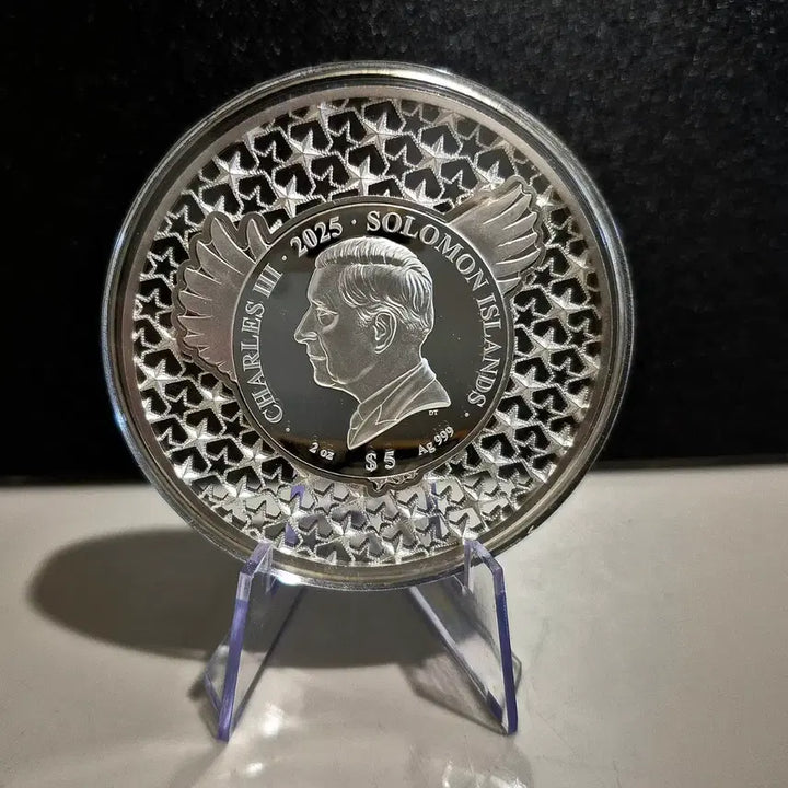 [BUNJANG] American Eagle 2oz Silver Coin (Limited Edition, Filigree &amp; Hologram) / 한정판) 아메리칸이글 필리그리 홀로그램 2온스 은화