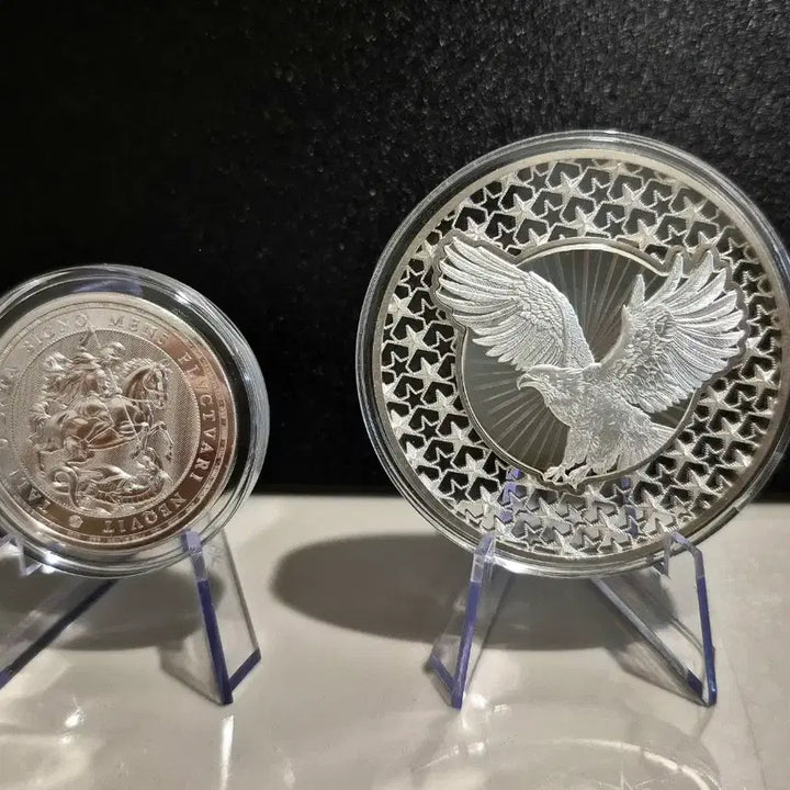 [BUNJANG] American Eagle 2oz Silver Coin (Limited Edition, Filigree &amp; Hologram) / 한정판) 아메리칸이글 필리그리 홀로그램 2온스 은화