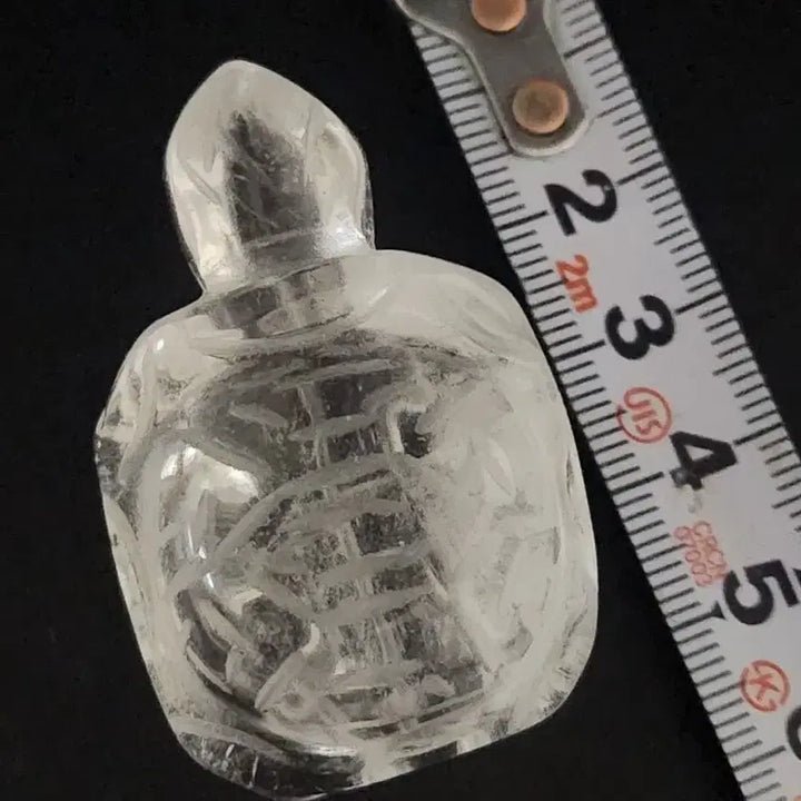 [BUNJANG] Carved Crystal Lucky Turtle Chinese Antique / 수정 조각  복 거북이        중국도자기