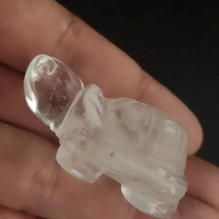 [BUNJANG] Carved Crystal Lucky Turtle Chinese Antique / 수정 조각  복 거북이        중국도자기